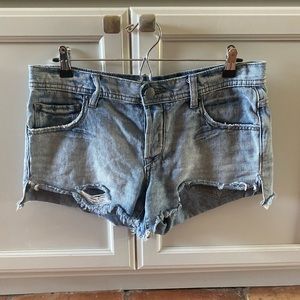 Free people vintage jean shorts size 27